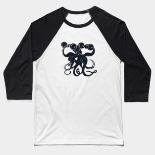 sporty octopus Baseball T-Shirt